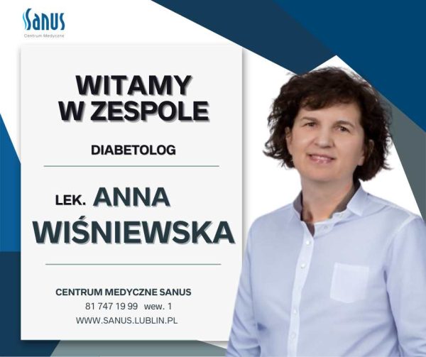 Witamy w zespole – Lek. Anna Wiśniewska