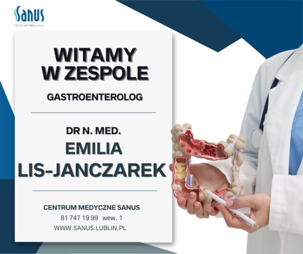 Witamy w zespole – Dr n. med. Emilia Lis-Janczarek
