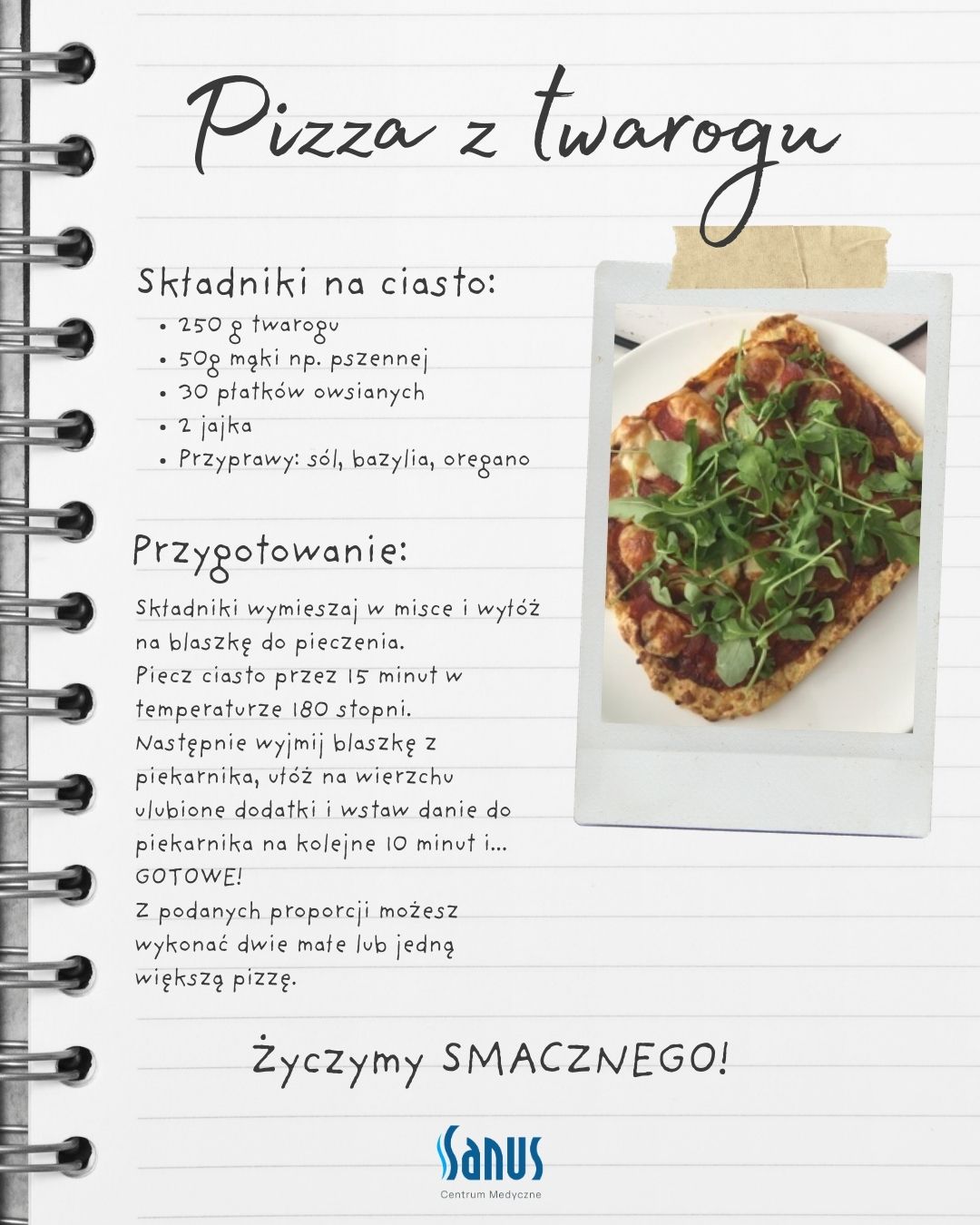 Pizza z twarogu
