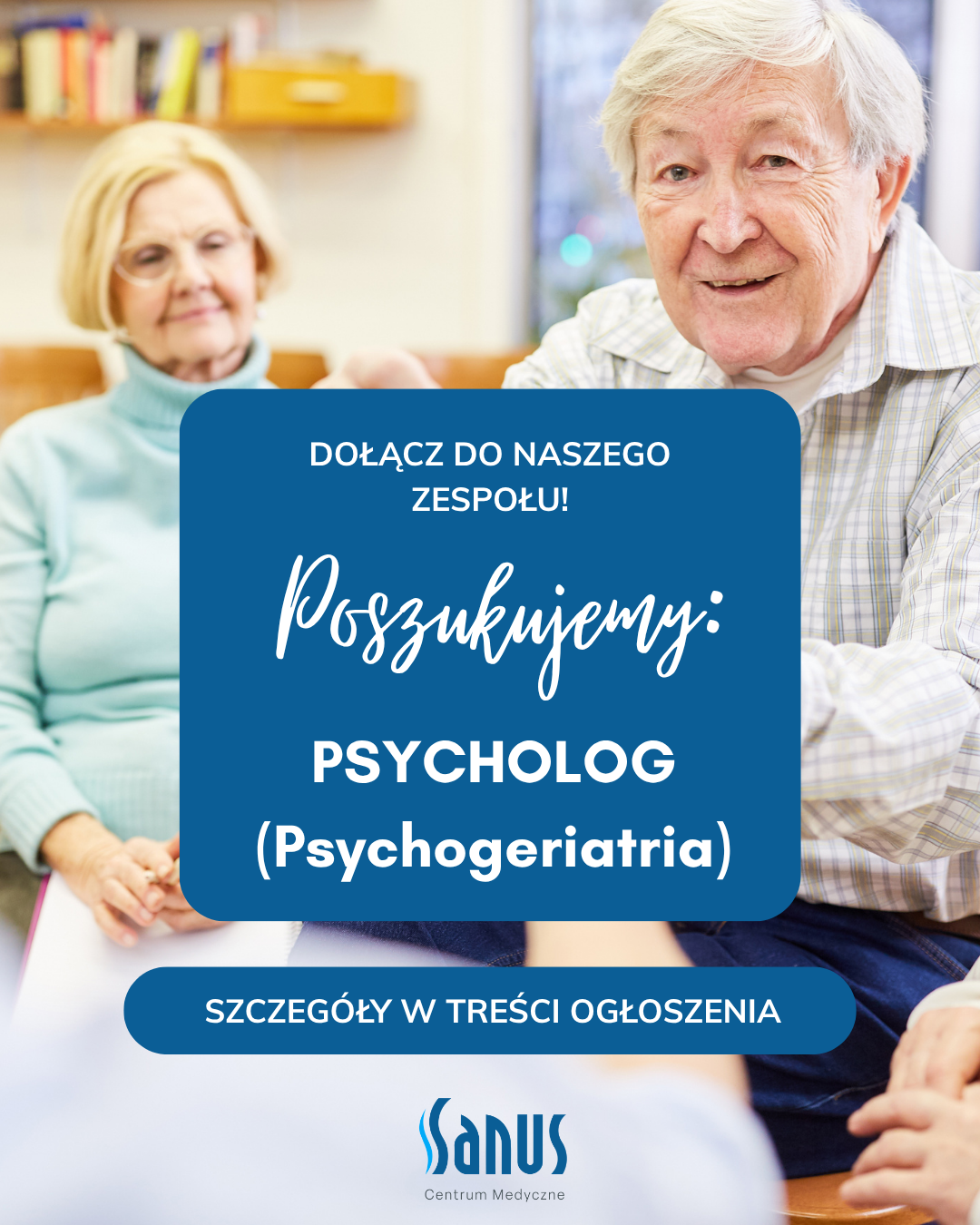 Rekrutacja na stanowisko Psychologa – Oddział Dzienny Psychogeriatryczny